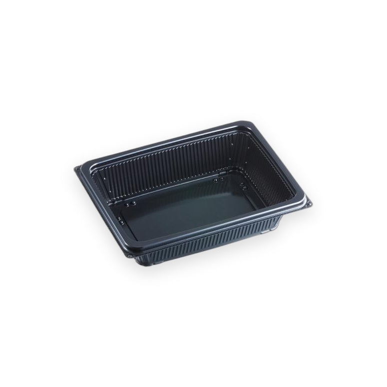テイクアウト容器 DLV角19-14(47)MSD 黒 193×144×47mm 50枚