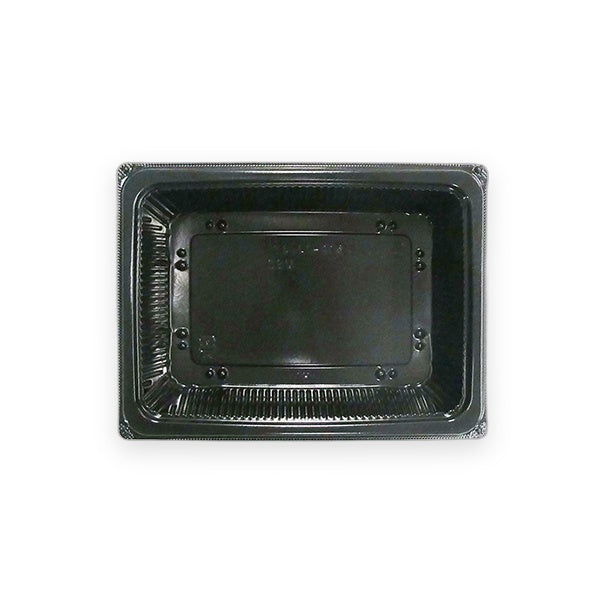 テイクアウト容器 DLV角19-14(47)MSD 黒 193×144×47mm 50枚
