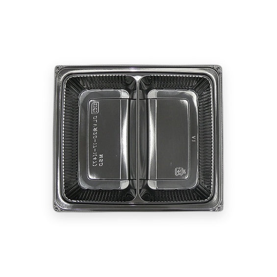 テイクアウト容器 DLV角20-17-1(47)MSD 黒 200×174×47mm 50枚