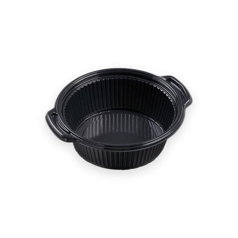 汁もの容器 DLVデリ22-19(65)MSD 黒 216×188×65mm 50枚