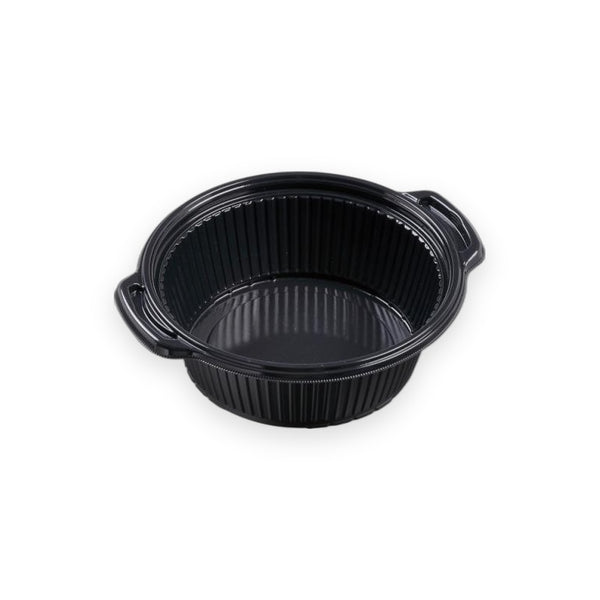 汁もの容器 DLVデリ22-19(65)MSD 黒 216×188×65mm 50枚