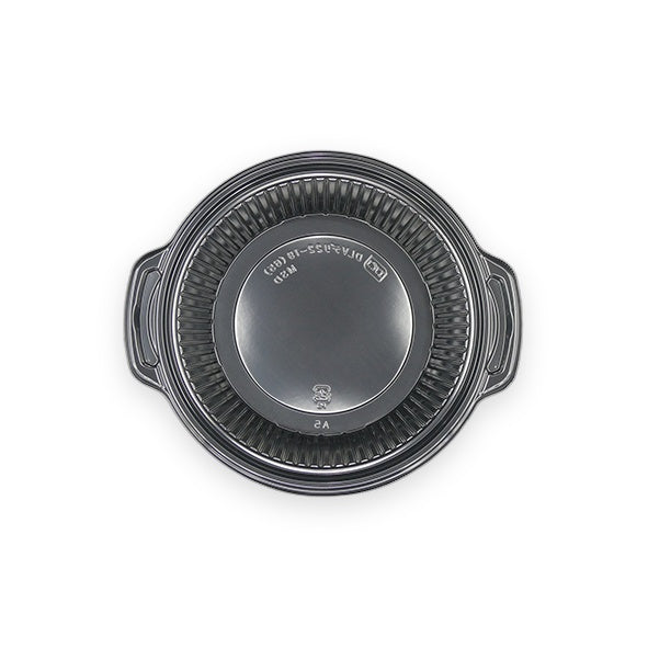汁もの容器 DLVデリ22-19(65)MSD 黒 216×188×65mm 50枚