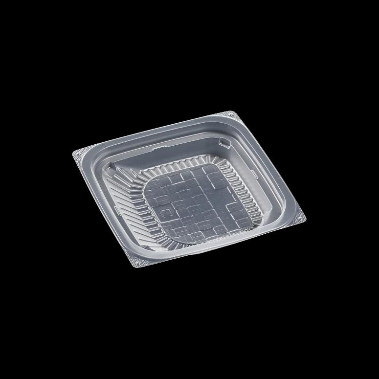 丼・重 DLV角丼16-16中皿-1穴無PPNT 158×158×27mm 50枚