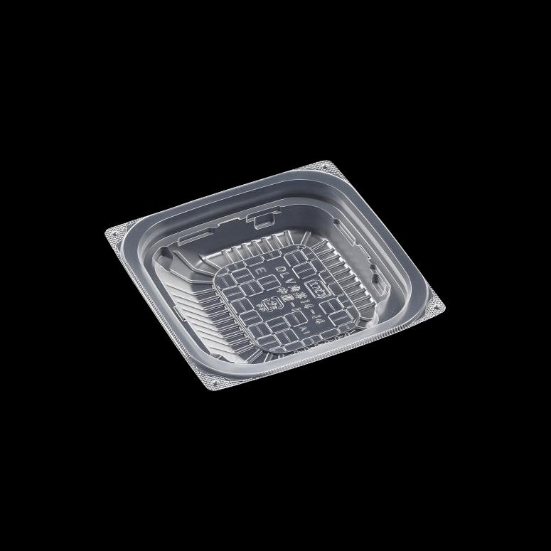 丼・重 DLV角丼14-14中皿-1穴無PPNT 138×138×25mm 50枚