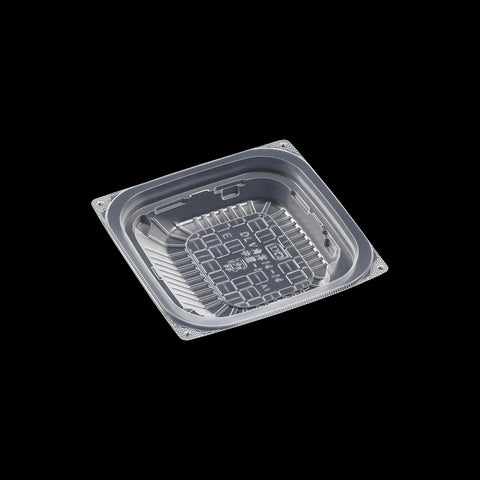 丼・重 DLV角丼14-14中皿-1穴無PPNT 138×138×25mm 50枚