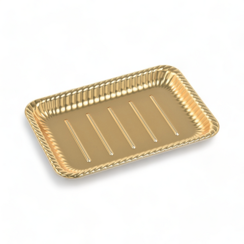 ティアラ角皿30-21(V1) 本体 金 (300×211×27mm)