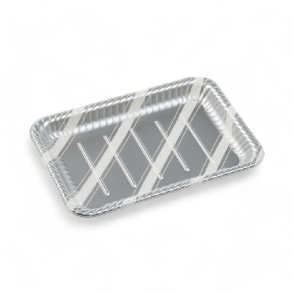 MFPティアラ角皿30-21 スラン銀 (300×211×27mm)