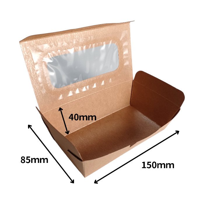 KMフードパック中窓有 ナチュラル