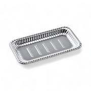 ティアラ角皿29-15 本体 銀 (285×155×27mm)