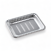 ティアラ角皿22-17 本体 銀 (219×171×27mm)