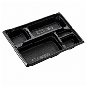 弁当容器 KE-3B黒本体 264×197×37mm 50枚
