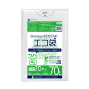 サンキョウプラテック ゴミ袋 BPK-73 半透明 70L （800×900×0.02mm）1袋10枚×60冊