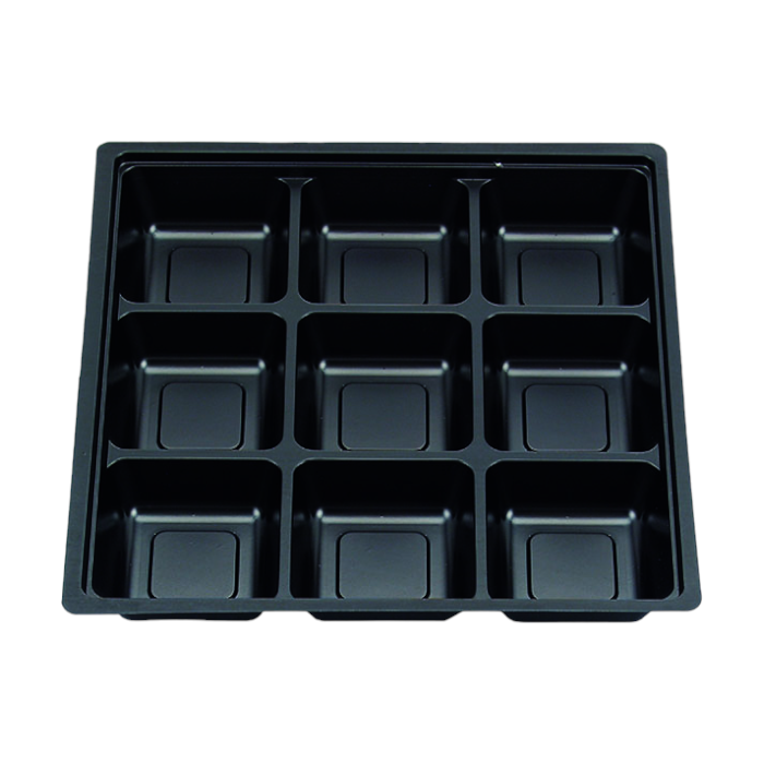 中仕切 KE8080C 黒 共通 (237×237×36mm)