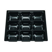 MSD中仕切 80-80 D-1 黒 (240×240×36mm)