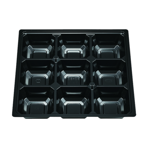 MSD中仕切 80-80 D-1 黒 (240×240×36mm)