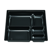 MSD中仕切 80-80 E-1 黒 (240×240×36mm)