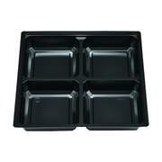 MSD中仕切 80-80 C-1 黒 (240×240×36mm)