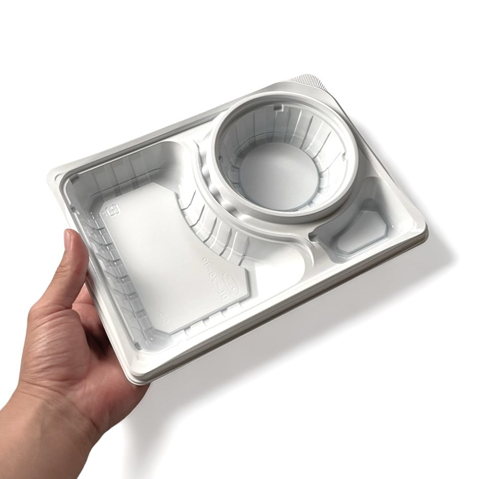 DL-26-19 白 本体 蓋別売 (259×189×40mm)