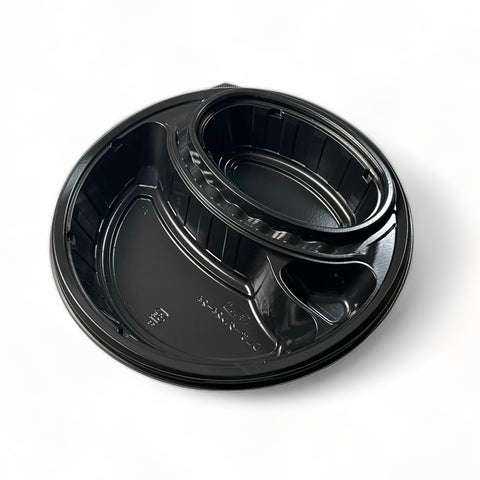 DLサークル24-24 黒 蓋別売 (235×235×50mm)