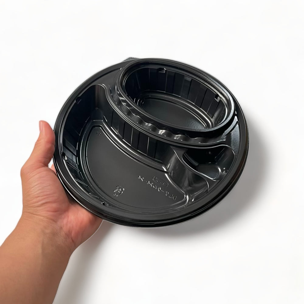 DLサークル24-24 黒 蓋別売 (235×235×50mm)