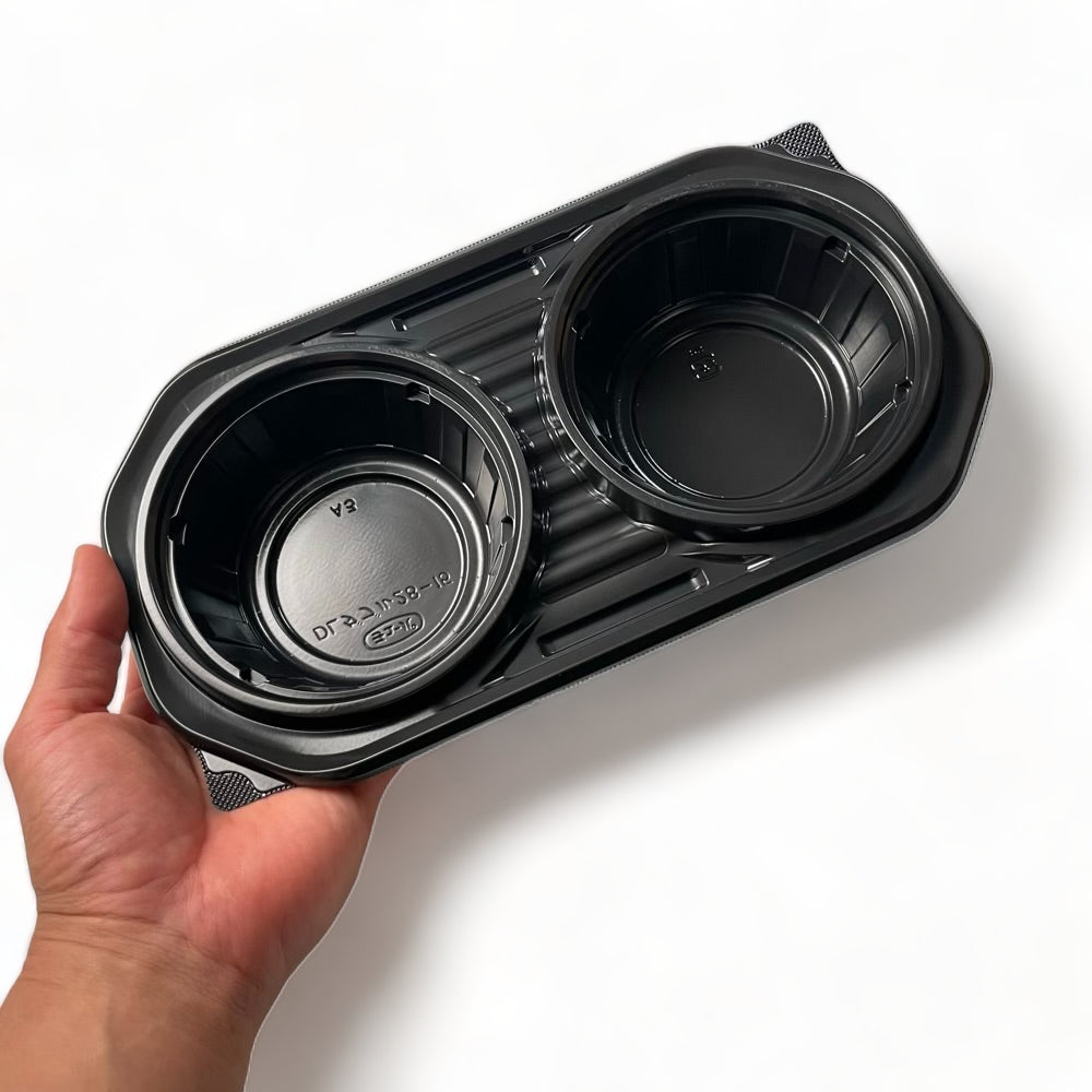 DLダブル28-15 黒 蓋別売 (280×153×48mm)