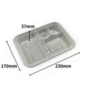 弁当容器 KEP-10 ナチュラル PP 蓋セット