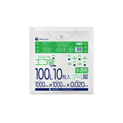 サンキョウプラテック ゴミ袋 KN-103 半透明 100L （1000×1000×0.02mm）1袋10枚×50冊