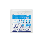 サンキョウプラテック ゴミ袋 KN-125 半透明 120L （1000×1200×0.025mm）1袋10枚×30冊
