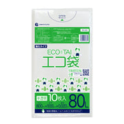 サンキョウプラテック ゴミ袋 KN-83 半透明 80L （800×1000×0.02mm）1袋10枚×60冊