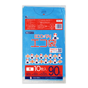 サンキョウプラテック ゴミ袋 KN-96 青 90L （900×1000×0.025mm）1袋10枚×40冊