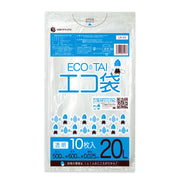 サンキョウプラテック ゴミ袋 LN-23 透明 20L （500×600×0.025mm）1袋10枚×100冊