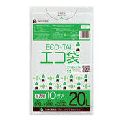 サンキョウプラテック ゴミ袋 LN-29 半透明 20L （500×600×0.03mm）1袋10枚×100冊