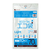 サンキョウプラテック ゴミ袋 MUN-78 透明 70L （800×900×0.025mm）1袋10枚×50冊