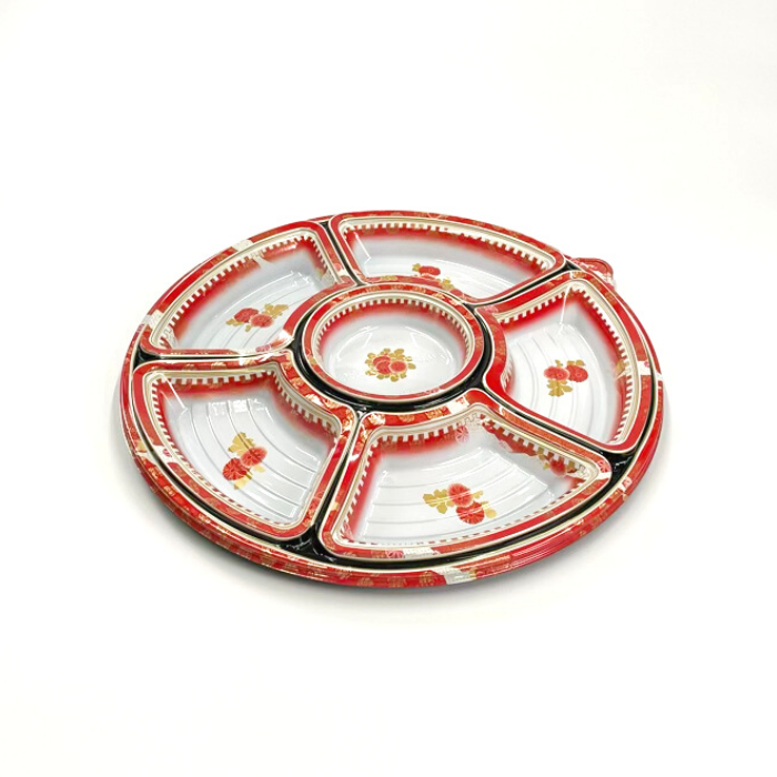 NUオードブル36　英華赤　フタ別売（Φ348×41mm）