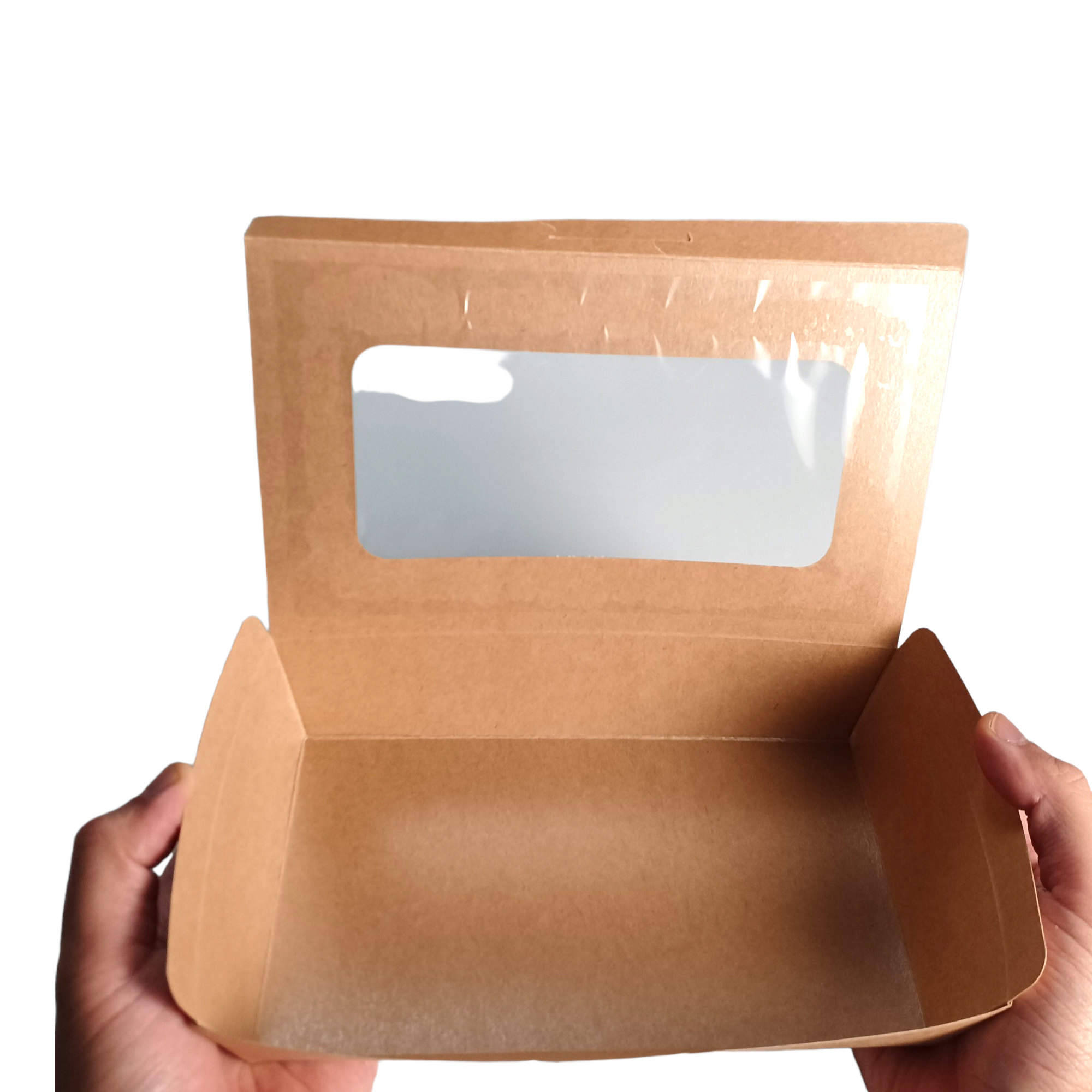 KMフードパック特大窓有 ナチュラル