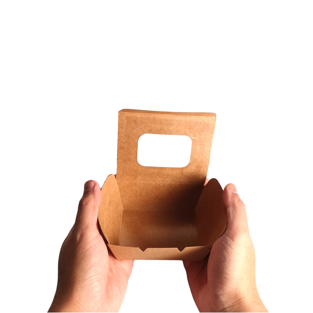 KMフードパック小窓有 ナチュラル