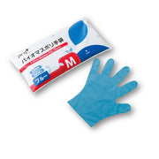 プロプラスバイオマスポリ手袋M（ブルー袋入）