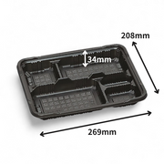 弁当容器 憩い RP-6-1H 黒 E