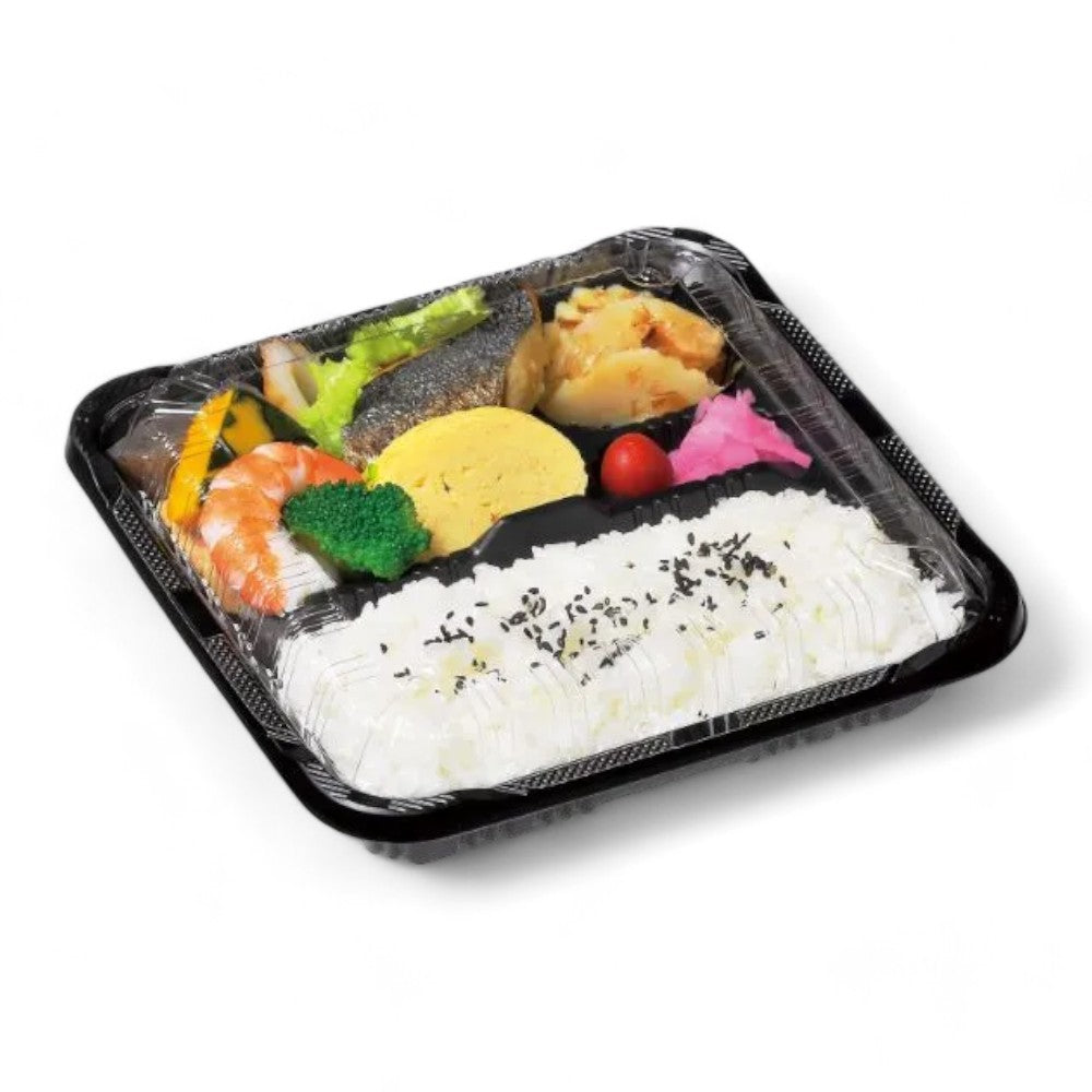 弁当容器 憩い RP-1-1H 黒 E