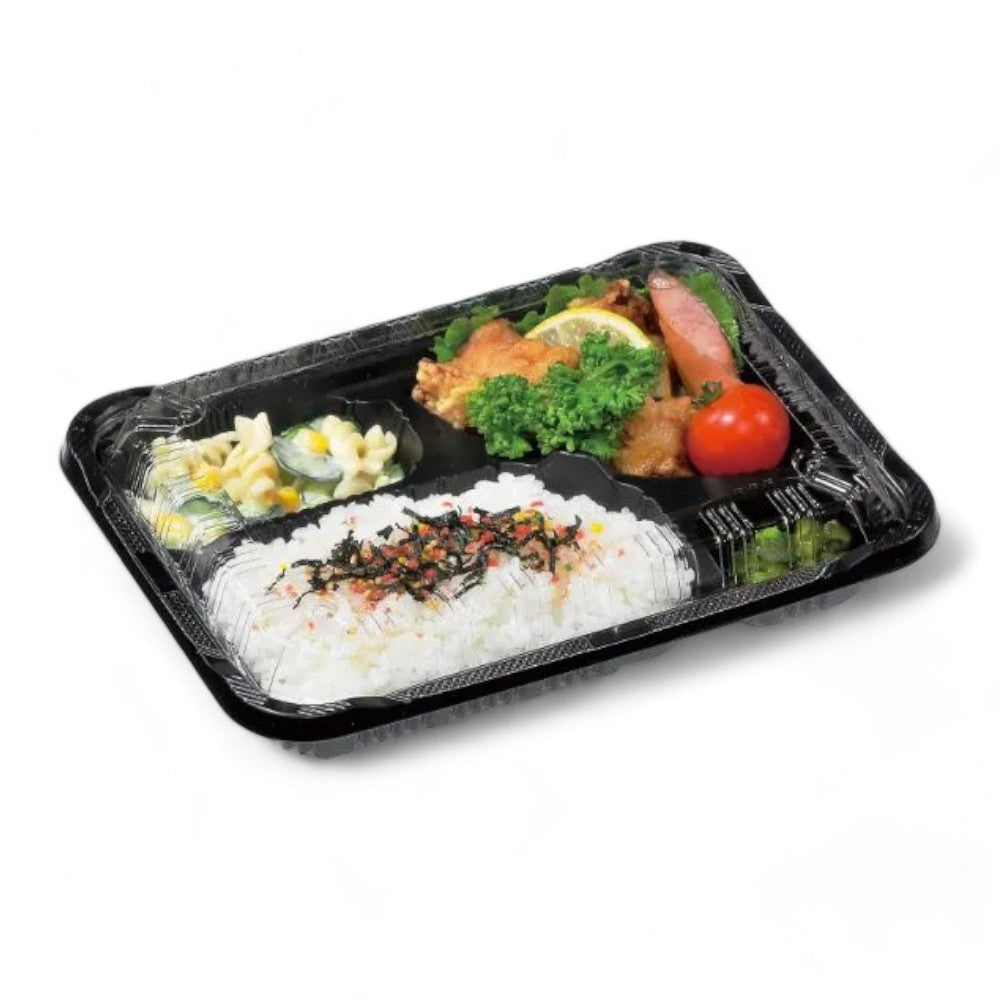 弁当容器 憩い RP-2-2H 黒 E