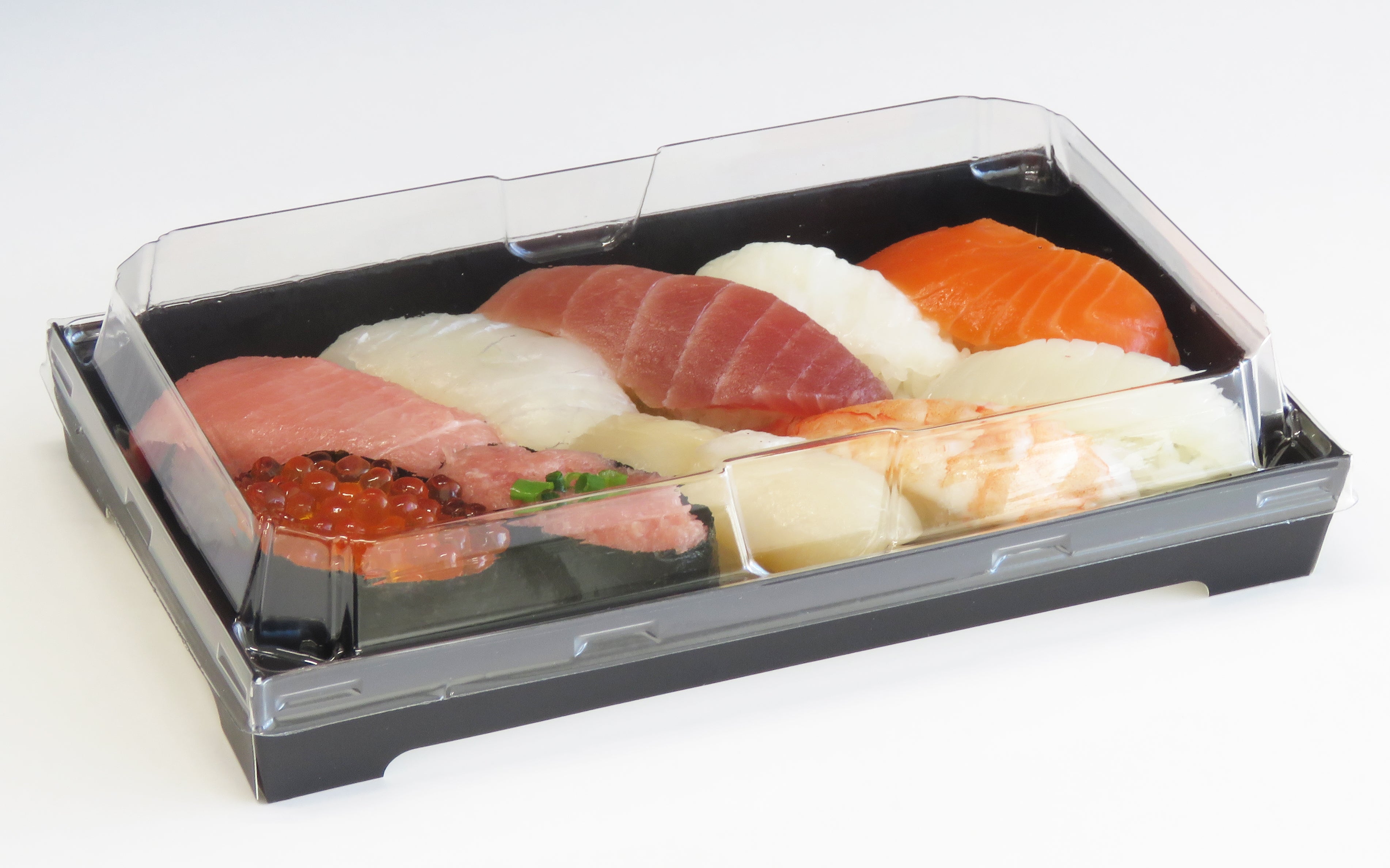 中央化学 寿司容器 紙 SKS 20-12 黒 身