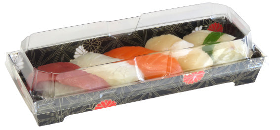 中央化学 寿司容器 紙 SKS 20-8 新華紋 身