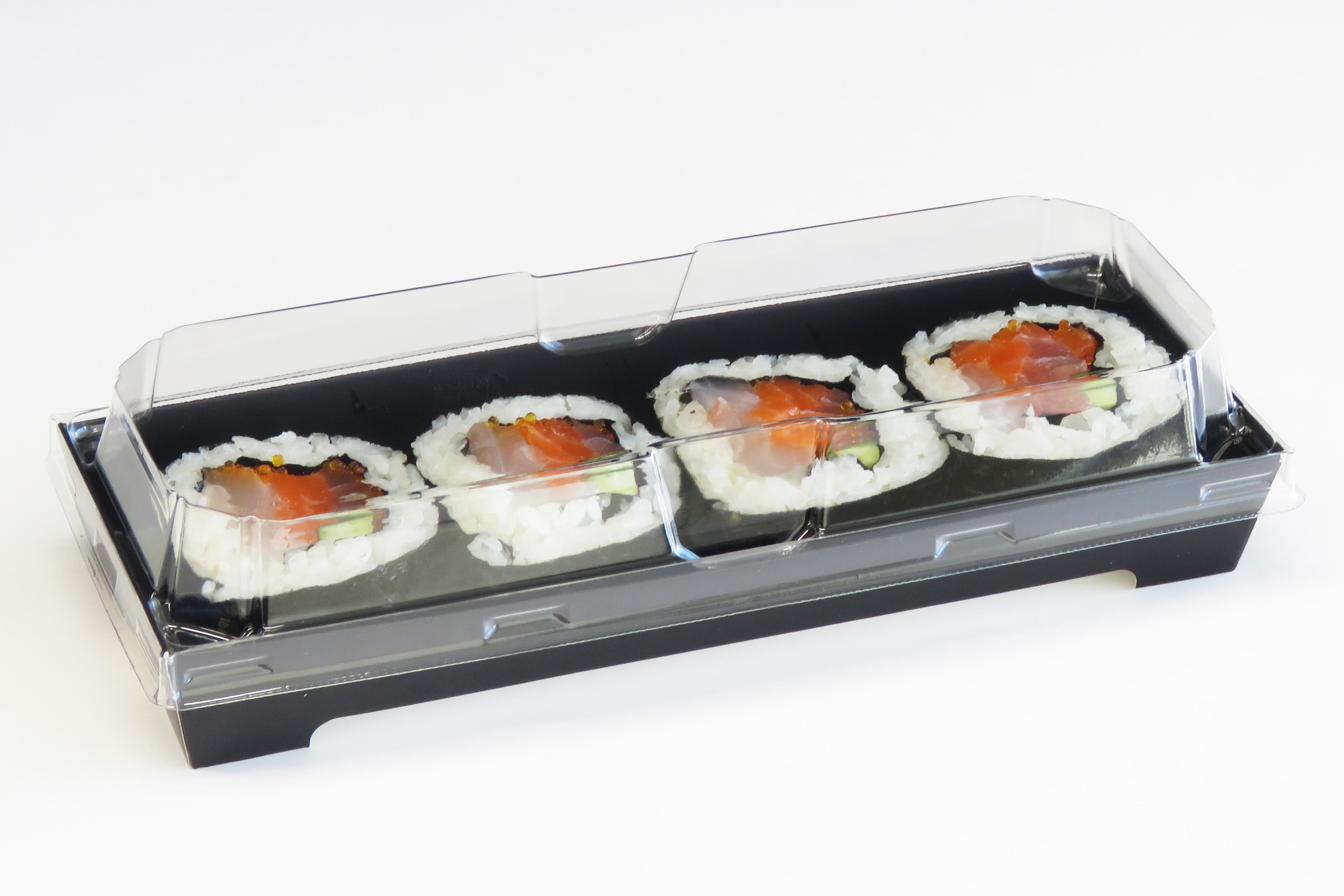 中央化学 寿司容器 紙 SKS 20-8 黒 身