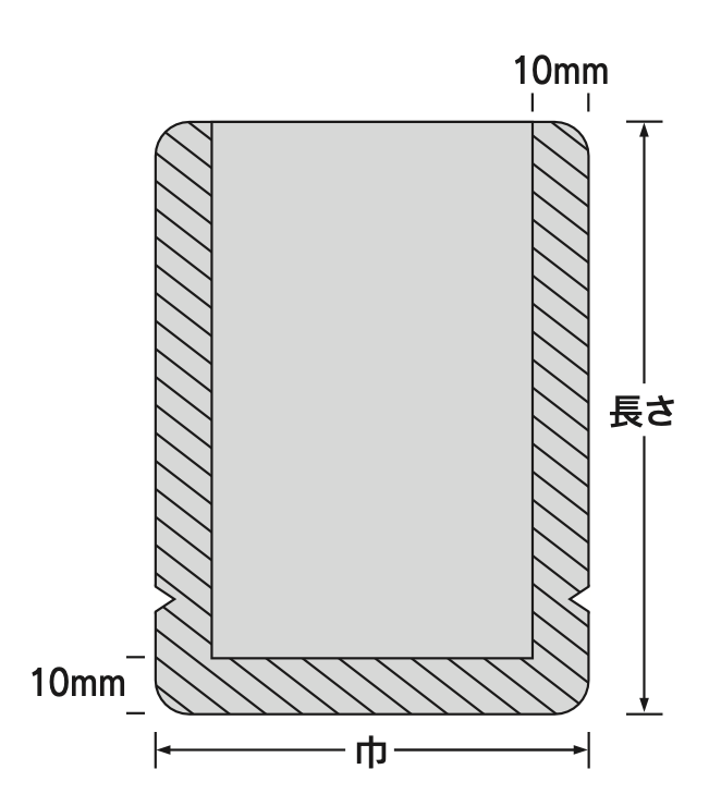 バリア真空袋 ナイロンポリ Ｓ No.18 260×380mm