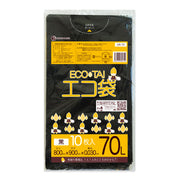 サンキョウプラテック ゴミ袋 UN-72 黒 70L （800×900×0.03mm）1袋10枚×50冊