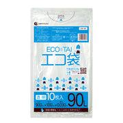 サンキョウプラテック ゴミ袋 UN-93 透明 90L （900×1000×0.03mm）1袋10枚×40冊