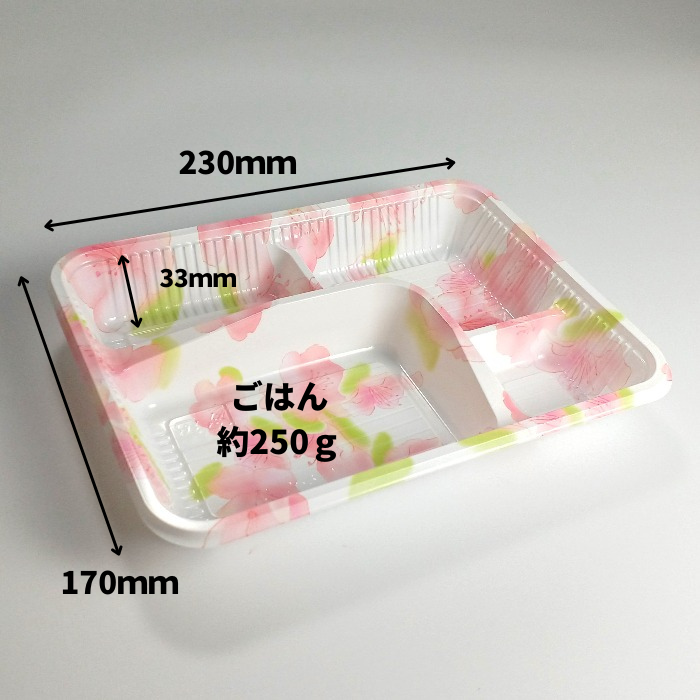弁当容器 Z-253-1 蘭 本体（B）