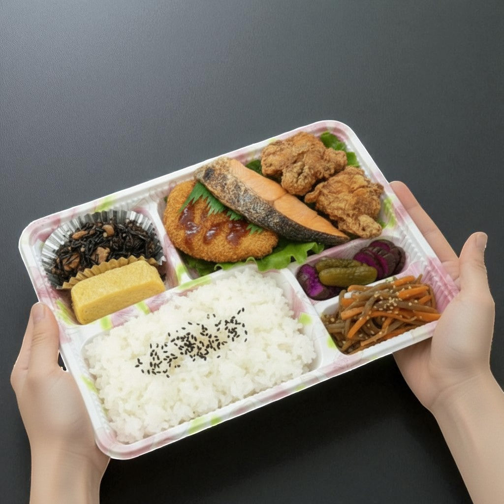 弁当容器 Z-258 蘭本体（B）