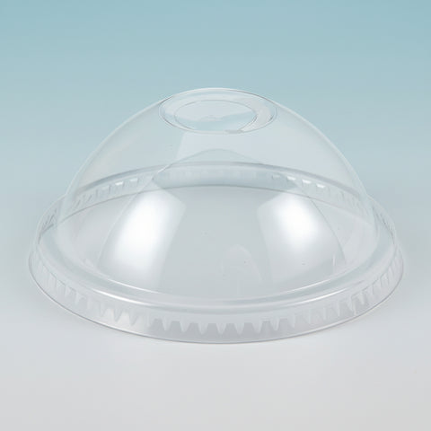 HEIKO 透明カップ A-PET ドーム蓋 口径98mm用 穴付