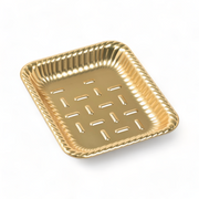 ティアラ角皿A24-30 本体 金 (240×196×30mm)